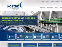 Tablet Screenshot of kostak.si